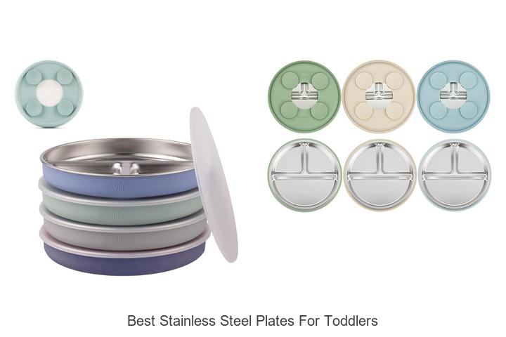 Top 12 Best Stainless Steel Plates For Toddlers – Must Read